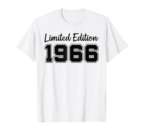 Limited Edition 1966 Année de Naissance 1966 Anniversaire T-Shirt