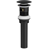 BOTEMY Bathroom Sink Drain with Overflow-Big Cap Pop up Drain, Anti-Clogging Vessel Sink Stopper Fit for 1.6