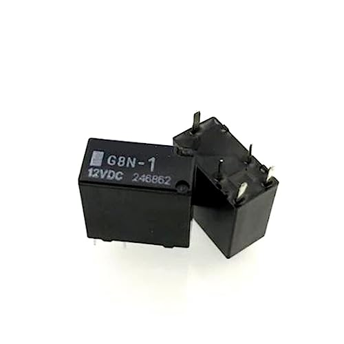Relais G8N-1-12VDC 12V 5PIN pour circuit imprimé automobile en lot de 5 pièces