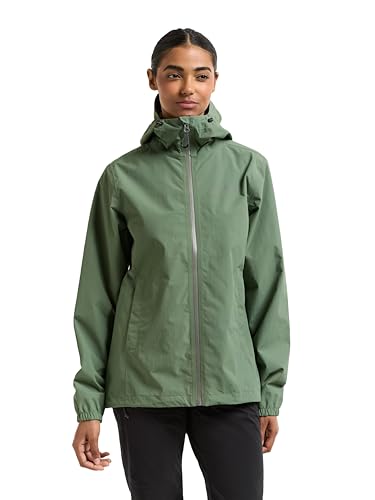 Didriksons - Varja 2 Jacket - Women's Rain Jacket - Waterproof and Windproof - EcoLactam - Green