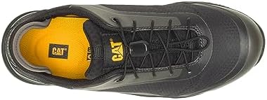 Cat Footwear Women's ELAPSE Alloy Toe Sneaker, Black, 8 Wide | Image 5