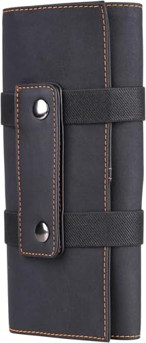 Aufbewahrungsbeutel für Haarschneide-Instrumente, Scheren-Aufbewahrungstasche für Frisöre, weicher Stoff, Farbe: Schwarz (1er Pack)