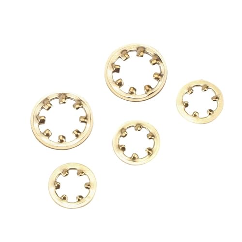 Brass Internal Tooth Lock Washers M3-M10 Flat