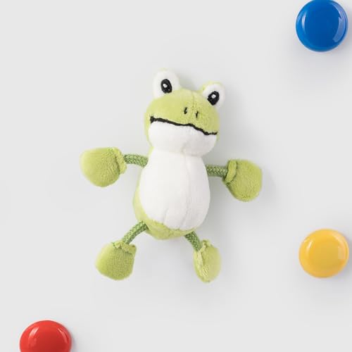 Schaffer Knuddel Mich! Magnet Kuscheltier Frosch Quark, Grün/Weiß
