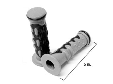 Krator Green Motorcycle Rubber Hand Grips 7/8" Bars Compatible With Kawasaki Klx Kx Kl 110 125 140 250 300 450 650 #TOP3