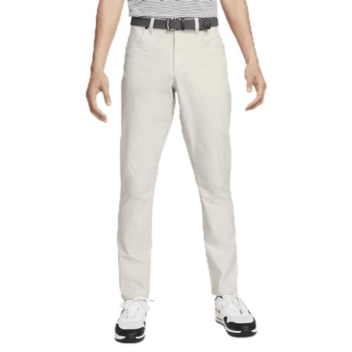 Nike Tour Men's 5-Pocket Slim Golf Pants (Light Bone/Black, FD5615-072) Size 38x32