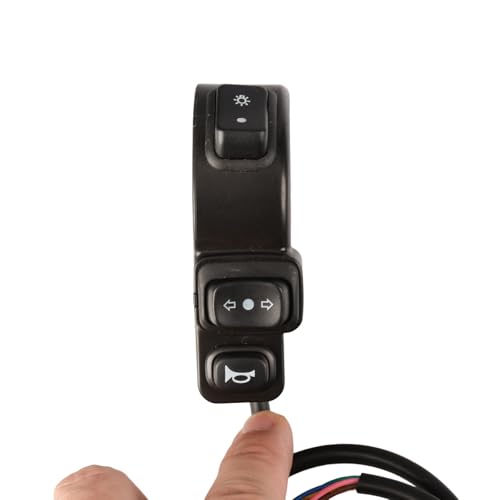 Interruptor para motocicleta de tres botones que elimina mandos rotos 6
