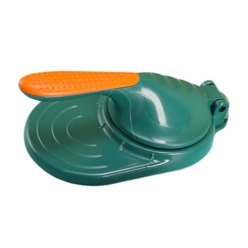Zerodeko Molde Manual de Plástico Verde para Hacer Piel de Dumplings Función Antiadherente Adecuado para Cocinar en Familia y Preparar Empanadillas Fácilmente
