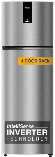 Image of Whirlpool 231 L 2 Star Intellifresh Inverter Frost-Free Double Door Refrigerator (IF INV ELT DF278 /TL, German Steel, Internal UI Touch)