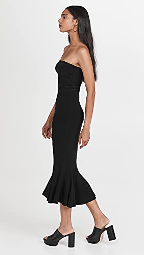 Norma Kamali Women's Strapless Fishtail Dress, Black, S #TOP3