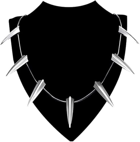 Men Necklace Cosplay 14K Plated Stainless Steel Cosplay King Chain Choker Necklace