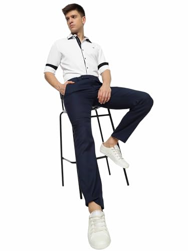 Image of STELLERS Men's Premium Full Sleeve Shirt | Feather Touch Feel| Regular Fit| Odour Resistant| Anti-Static| Wrinkle Free| Quick Dry | Stretchable| Lightweight| Sweat-Proof