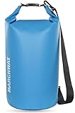 MARCHWAY Floating Waterproof Dry Bag 5L/10L/20L/30L, Roll Top Sack Keeps Gear Dry for Kayaking, Rafting, Boating, Swimming, Camping, Hiking, Beach, Fishing (Light Blue, 5L)