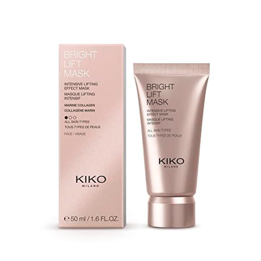 KIKO Milano Bright Lift Mask | Mascarilla Lifting Intensiva Con Colágeno Marino