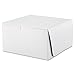 Sct Sch0977 Tuck-Top Bakery Boxes 10W X 10D X 5 1/2H White 100/Carton