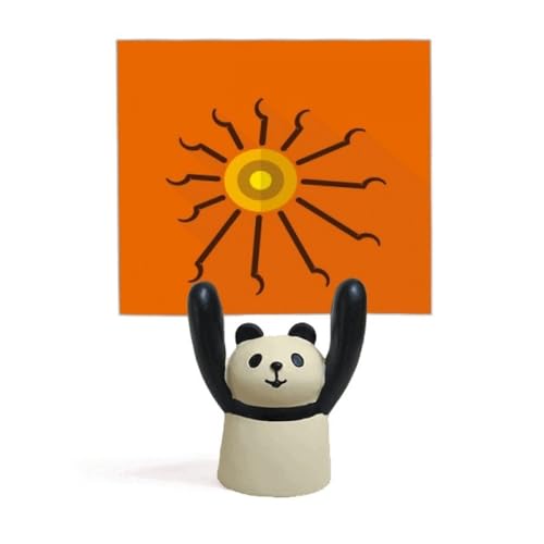 Porte-mémo scarabée égyptien pince note de bureau design panda pour organiser vos papiers