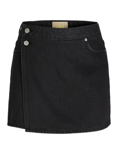 JJXX Damen Jxgreta Hw Skort DNM Ln Black Denim L