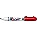 Markal 96535 Dura-Ink 60 Permanent Ink Marker with Medium Bullet Tip, Red (Pack of 12)
