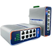 8 Ports with 10/100/1000Mbps Gigabit Industrial Ethernet Switch -40C85C Lighting Protection 6KV Dustproof Design IP40 Protection USR-ISG1008