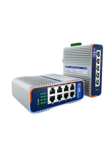 PUSR USR-ISF1005 Commutateur Ethernet industriel 5 ports 100 m Plug & Play -40 °C ~ 85 °C Protection d'éclairage 6 KV anti-poussière Protection IP40