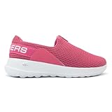 Tênis Skechers Feminino Slip On Go Walk Joy Rosa/branco 896365-pkw-34