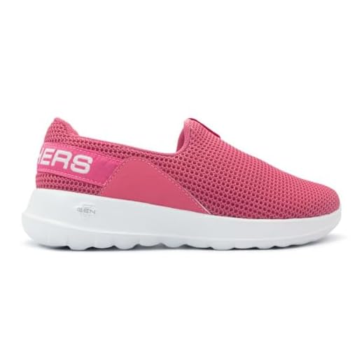Tênis Skechers Feminino Slip On Go Walk Joy Rosa/branco 896365-pkw-35