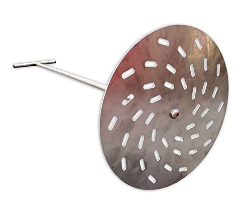 FOLLATORE ACCIAIO INOX 18/10 PER VINACCIA E MOSTO UVA FOLLATURA