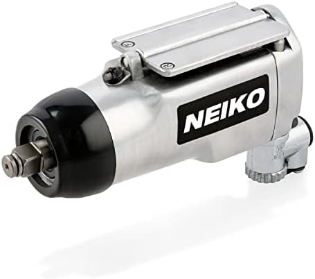Neiko 30088A 3/8" Drive Butterfly Impact Wrench, 75 Foot/Pound High Power Outlet Air Wrench, 10,000 RPM Pneumatic Impact Wrench, 1/4” Air Inlet 3/8” Air Hose Size Pneumatic Tool for Mechanics