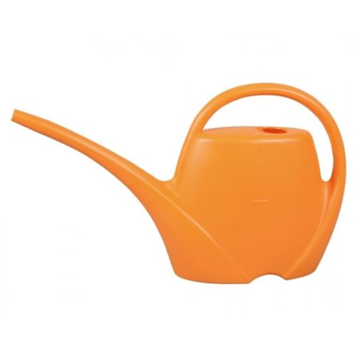 Plastkon Petit Arrosoir Spring 1,7 L - Arrosoir Plante en Plastique pour Intérieur et Extérieur - Mini Arrosoirs de Jardin - Couleur Orange