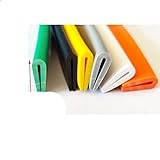 Gummi-U-Dichtungsstreifen 12x4mm 1mm dick Glas Metall Auto Holzplatte Rundkante Gehäuse Schild Grün Orange Gelb Schwarz-China,schwarz,U,1M
