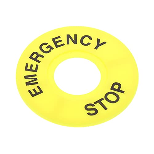 Bouton d'arrêt d'urgence rouge pour sécuriser les machines-outils