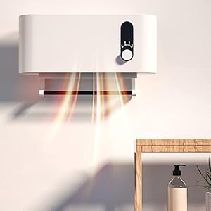 ZCYX 2000 W keramische wandverwarming, ventilatorkachel, energiebesparende elektrische verwarming met thermostaat, mobiele verwarming voor ruimtes tot 20 m², kantel- en oververhittingsbeveiliging