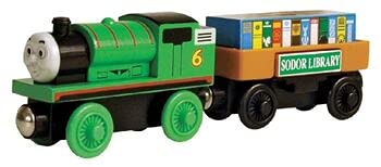 Generic Percy and The Storybook Car Compatible with Thomas & Friends Wooden Railway by Learning Curve - Percy and The Storybook Car - LC98058