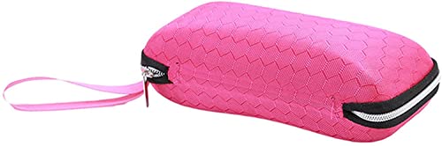 Estojo portátil para óculos com zíper, estojo de óculos de sol de favo de mel caixa protetora para h