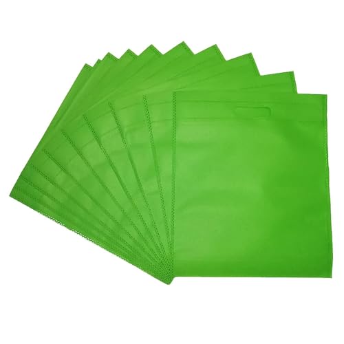 شنط قماش أكياس هدايا بمقاس20* 30 cm 25 قطعة اللون أخضر زرعى قابلة للطباعة.