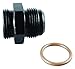 Fragola 495114-BL Black Size (-6 x 1-1/16-12 x 12) Radius O-Ring Fitting