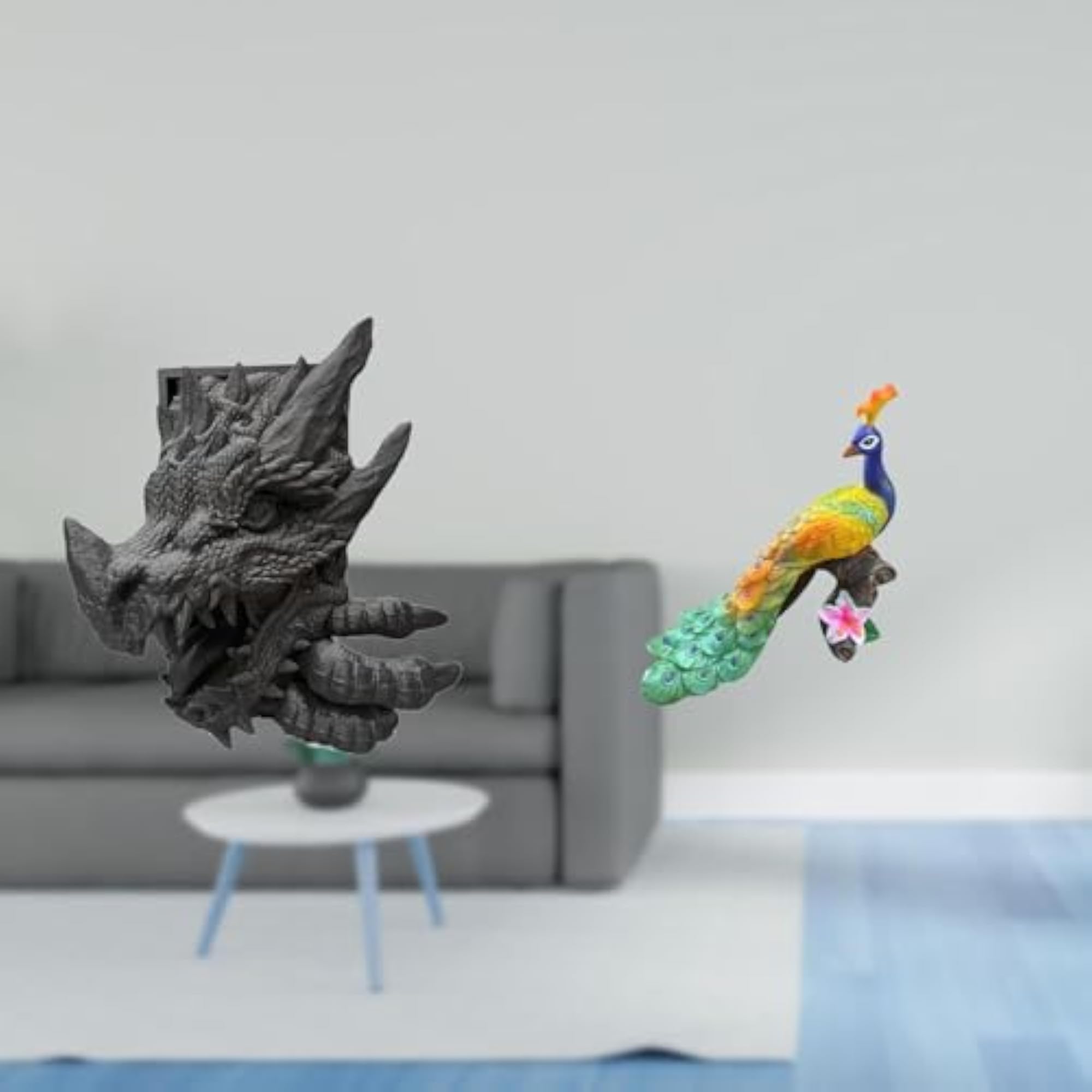 Bookend Decorative Holder, Peacock Sculpture Gift
