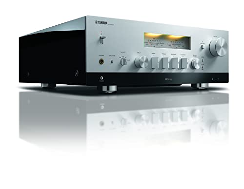 Image of Yamaha Audio Yamaha R-N2000A Hi-Fi Network Receiver with Streaming, Phono and DAC – Silver