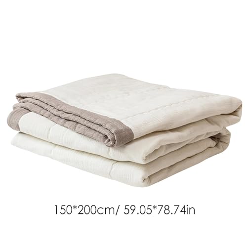 Ensemble de couvre-lit d'été lavable doux et léger pour lit de chambre