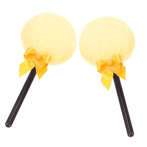 CLISPEED 2 Piezas Soplo seco configuración para el cuerpo polvo terciopelo Suave Puff de maquillaje Puff para el cuerpo chupetes licuadora soplo de cestas de la compra rosa puff