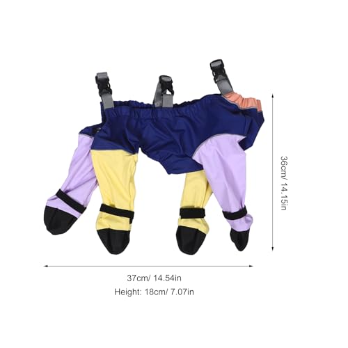 Manteau pour chien imperméable et isolant à bottines intégrées - 3