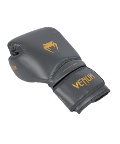 Image of Venum - Contender Boxing Gloves 1.5, 12 oz, Grey /Gold