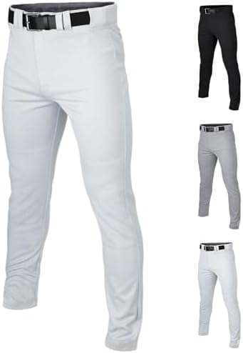 Easton Rival+ Baseball Pant, White, Youth, Medium