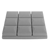 Größe: 300 x 300 x 50 mm ExcLent 6Pcs Akustikschaumplatte Schalldichte Schallabsorbierende Noise Sponge Studio Ktv Schalldichte Fliese - Grau