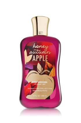 Bath and Body Works HONEY AUTUMN APPLE Shower Gel 10 oz- Full Size