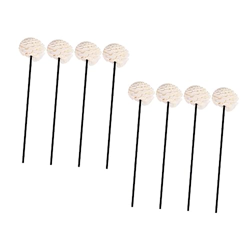 PRETYZOOM Varillas Aromáticas De Ratán Flores Secas Negras, 8 Piezas, Palitos Difusores De Aromaterapia para Ambiente del Hogar, Accesorios Reemplazables para Difusores De Aceites Esenciales
