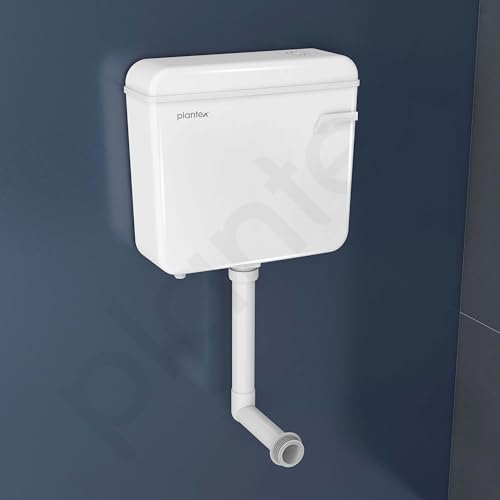 Image of Plantex Flush Tank for Toilet with 8 Ltr Water Capacity /Flushing Cistern for Bathroom /Polypropylene Toilet Flush Tank - Pack of 1 (White)