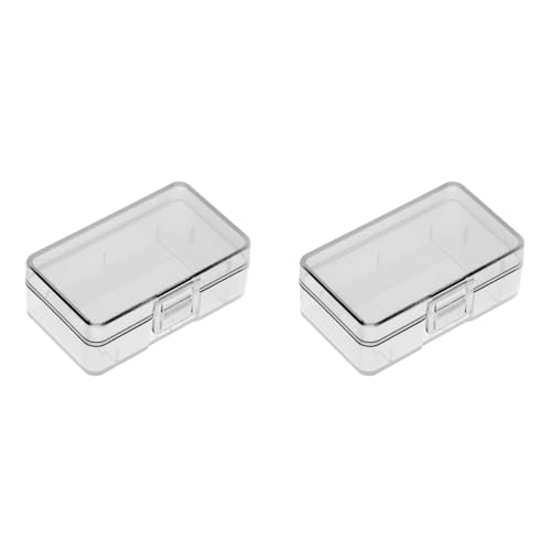 OSALADI 2 Stück Box Batteriehalter 9 Volt Batteriegehäuse Kleiner Batterie Organizer Batteriefachhalter Schrank Organizer Behälter Batterie Aufbewahrungsbehälter Aufbewahrungs