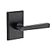 Baldwin PSTAPRSR481 Reserve Passage Taper with Rustic Square Rose in Dark Bronze Finish