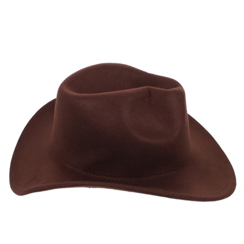 Chapeau cowboy marron pour enfant en feutre respirant SOIMISS